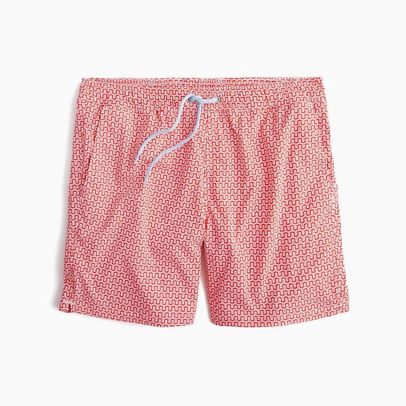 J. Crew Other - J Crew 6" stretch eco swim trunk in maze print